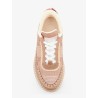 Nama low-top sneakers in mesh with suede inserts