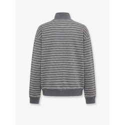 Striped cotton sweatshirt