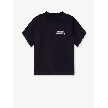 Used effect cotton t-shirt