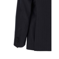 Pinstriped flannel dress