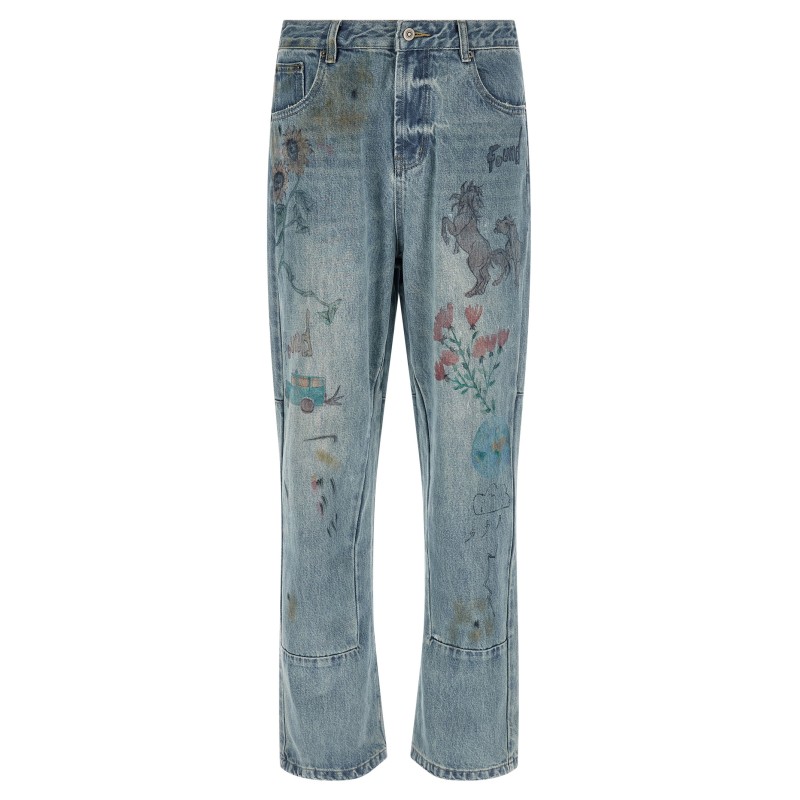 'Hand Art' jeans