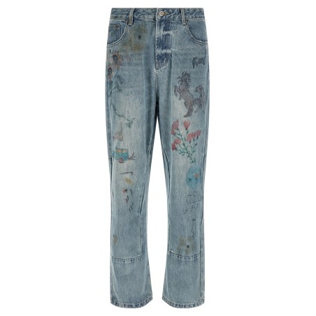 'Hand Art' jeans