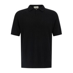 Spongy effect polo shirt