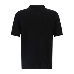 Spongy effect polo shirt