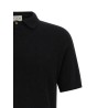 Spongy effect polo shirt