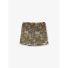 Jacquard Arabesque Matelassé Mini Skirt