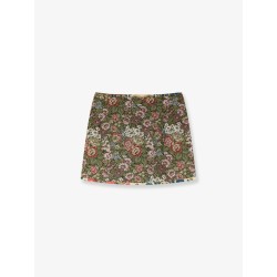 Jacquard Arabesque Matelassé Mini Skirt
