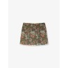 Jacquard Arabesque Matelassé Mini Skirt