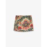 Jacquard Arabesque Matelassé Mini Skirt