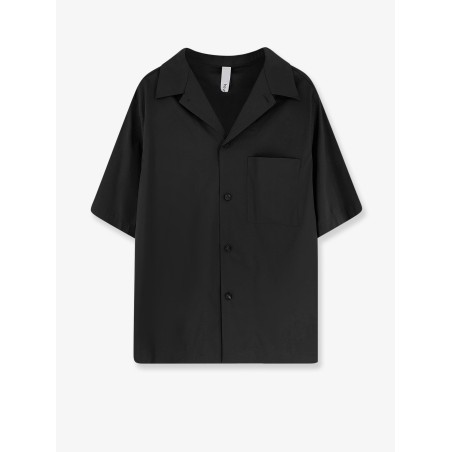 Linen and viscose blend shirt