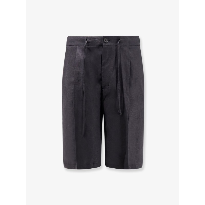 Torre Lapillo linen and viscose shorts