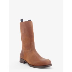 Leif Distressed leather boots