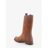 Leif Distressed leather boots