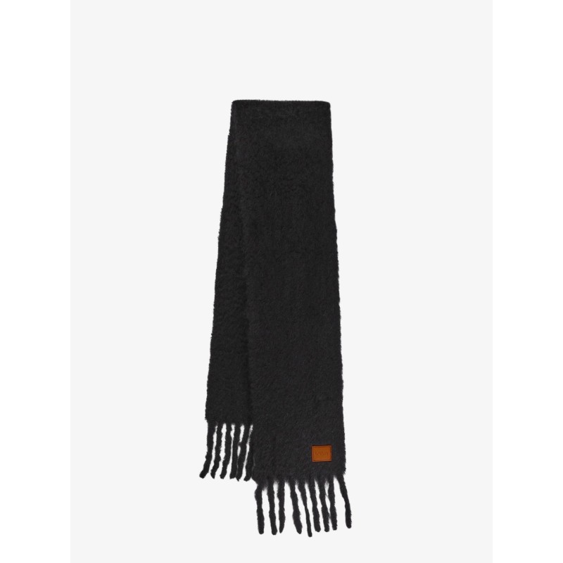 Mohair and wool scarf