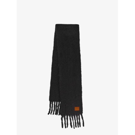 Mohair and wool scarf