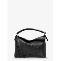 Puzzle Edge leather handbag with engraved Anagram logo