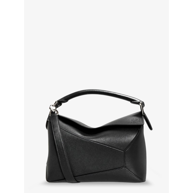 Puzzle Edge leather handbag with engraved Anagram logo