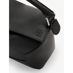 Puzzle Edge leather handbag with engraved Anagram logo