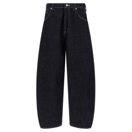 Contrast stitching jeans