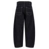 Contrast stitching jeans