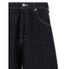 Contrast stitching jeans