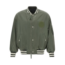 Patch bomber jacket