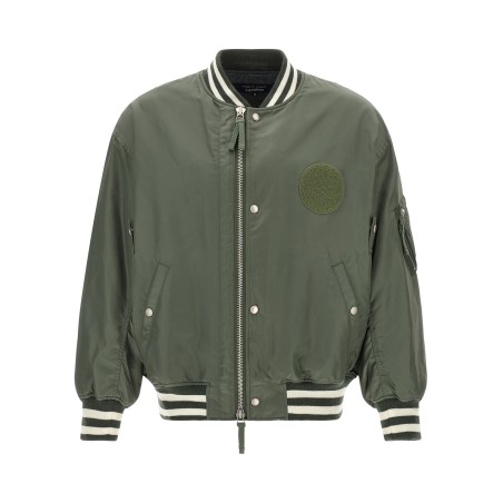Patch bomber jacket
