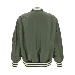 Patch bomber jacket