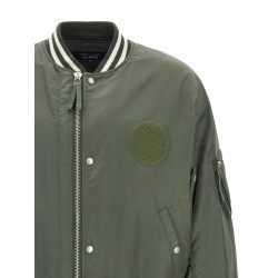 Patch bomber jacket