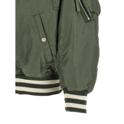Patch bomber jacket