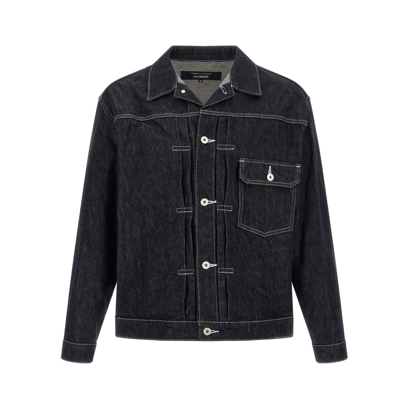 Pleated detail jacket