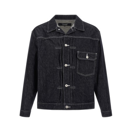 Pleated detail jacket