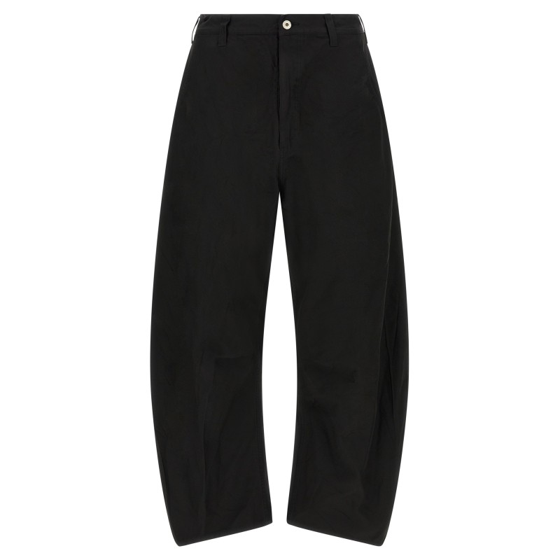 Curved leg pants