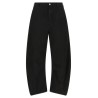 Curved leg pants