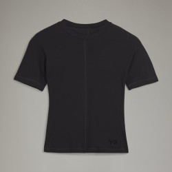 FITTED SS TEE       BLACK