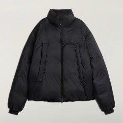 M PUFF JKT          BLACK