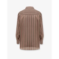 Peri Fluid viscose and silk shirt