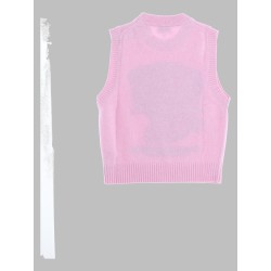 Gilet in Maglia con Logo
