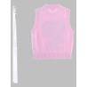 Gilet in Maglia con Logo