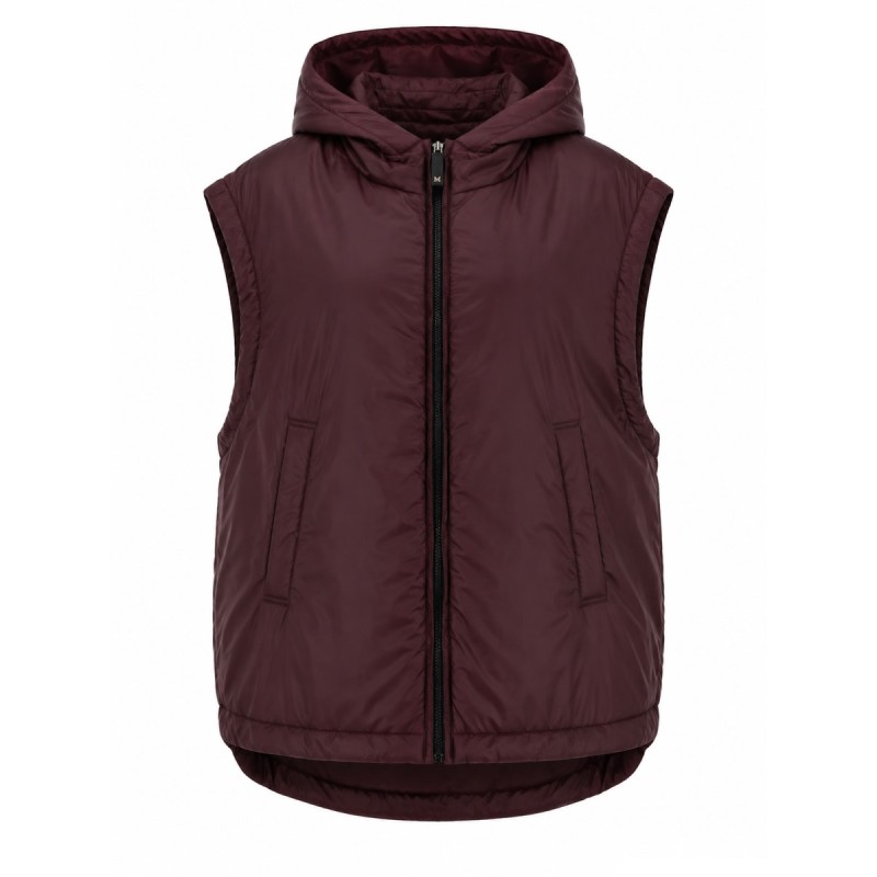 GILET IMBOTTITO CON CAPPUCCIO