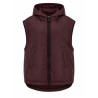 GILET IMBOTTITO CON CAPPUCCIO
