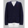 Cardigan In Lana E Cashmere A Trecce