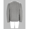 Cardigan In Lana E Cashmere A Trecce