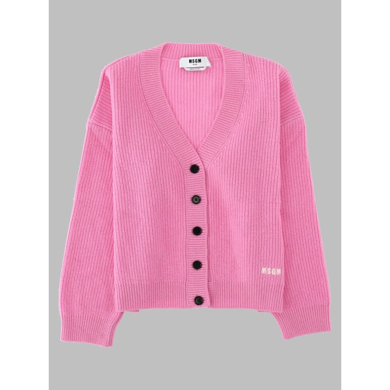 Cardigan In Lana e Cashmere
