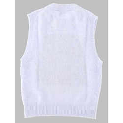 Gilet In Alpaca "Teddy Forest"