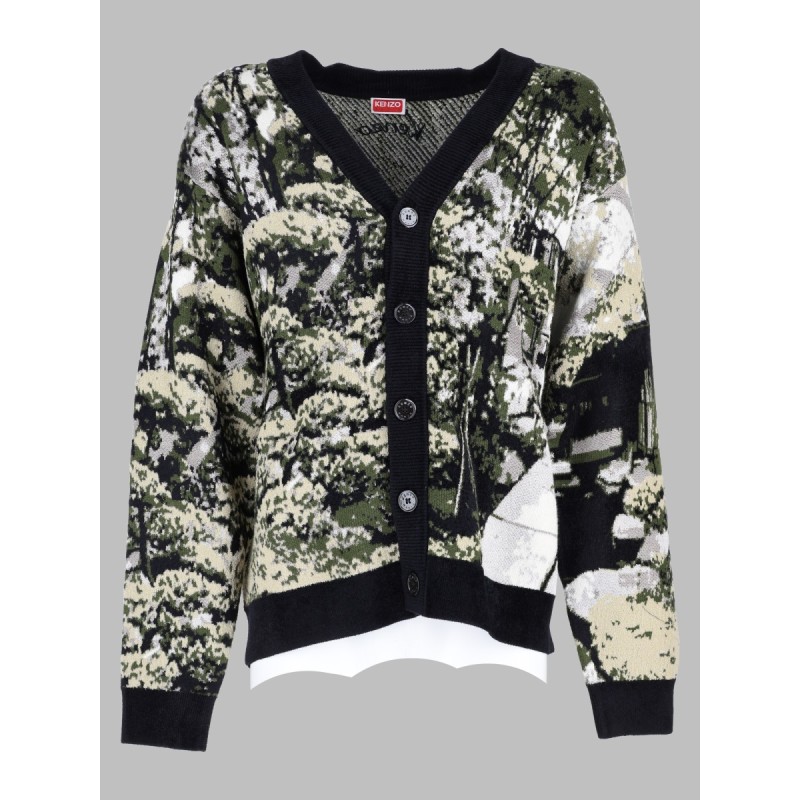 Cardigan "Kenzo Japanese Garden"