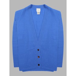 Cardigan In Lana Merino e Cashmere