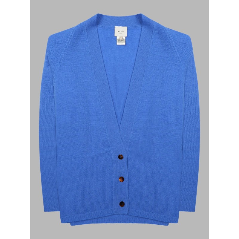 Cardigan In Lana Merino e Cashmere
