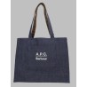 Borsa Tote in Denim di Cotone