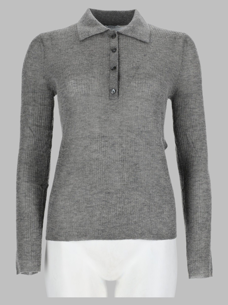 Polo In Maglia Di Lana
